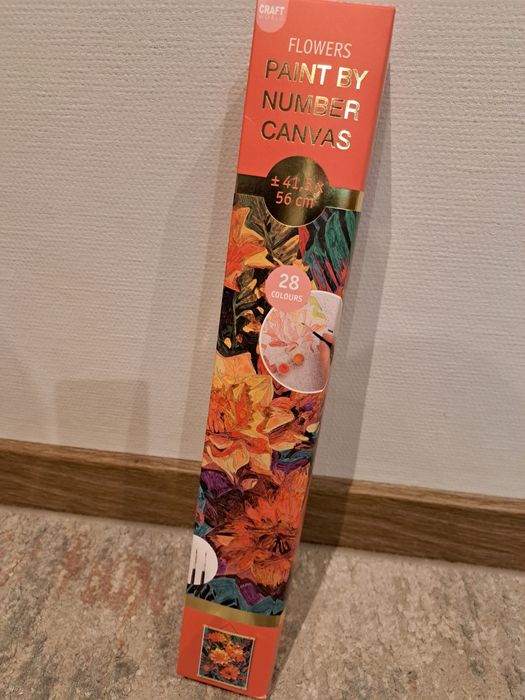 Kwiaty malowanie po numerach