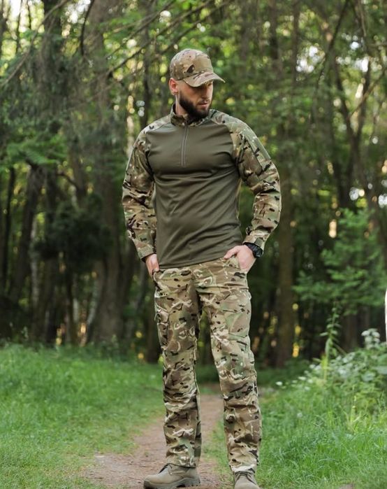 Військова форма літня койот убакс штани multicam піксель олива военная