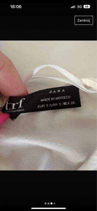 Biala bluzka Zara- rozm.S