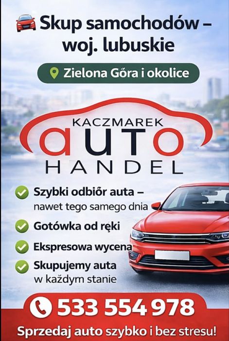 Skup samochodów/ Gotówka od ręki!