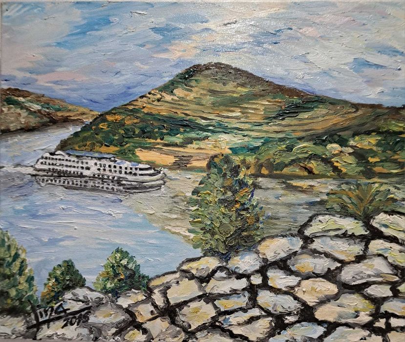 Pintura Original de Lina Ambrósio (ESBAL / SNBA) – Oportunidade para Colecionadores e Investimento em Arte