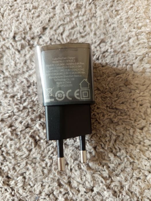 Ładowarka sieciowa Baseus Cube Pro GaN mini PD 30W EU (black) 5-20V QC