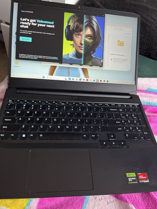 Sprzedam laptop Gamingowy Lenowo na gwarancji  odbior osobisty Elblag.