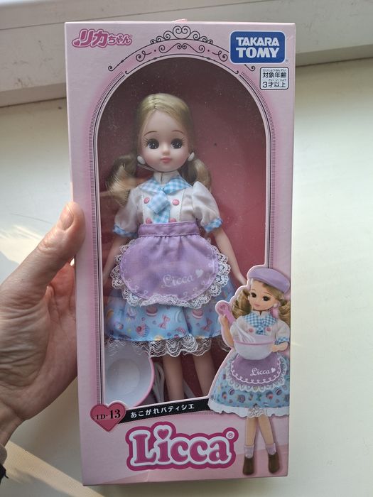 Японська лялька Licca chan кондитер  в коробці