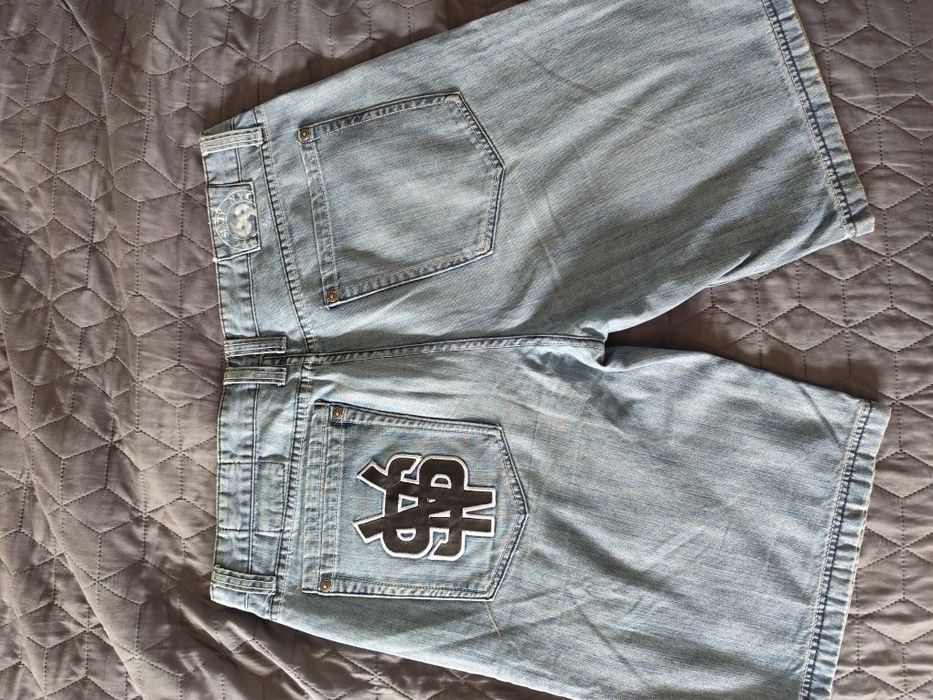 Spodenki jeansowe, dżinsowe, skate street 69 NYC 42 XL