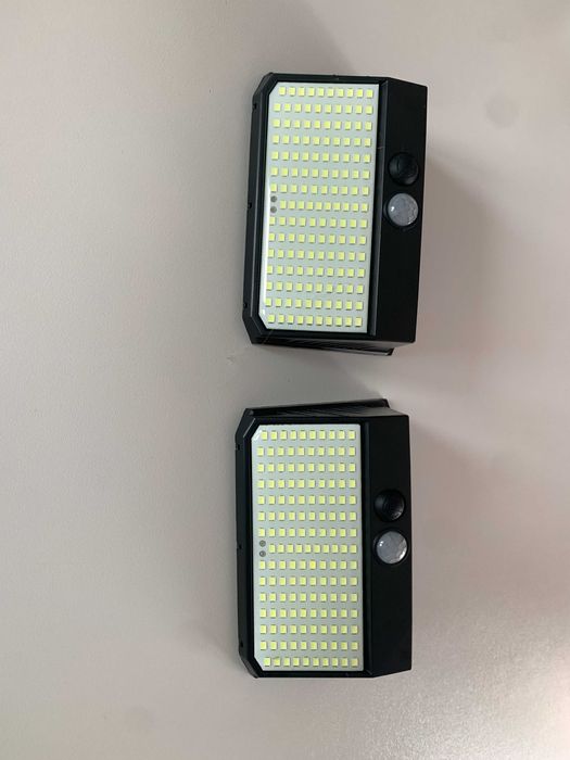 10€ a estrear - 2 candeeiros solares exterior IP65  sensor movimento