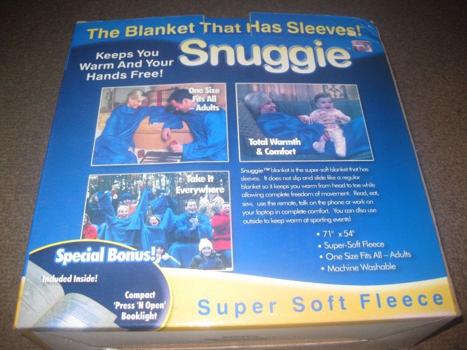 Snuggie/Novo e Embalado!