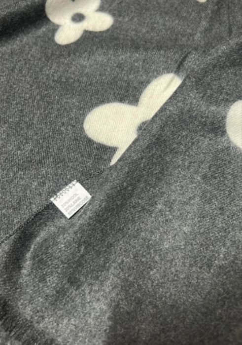 Szalik szal narzutka w kwiatki