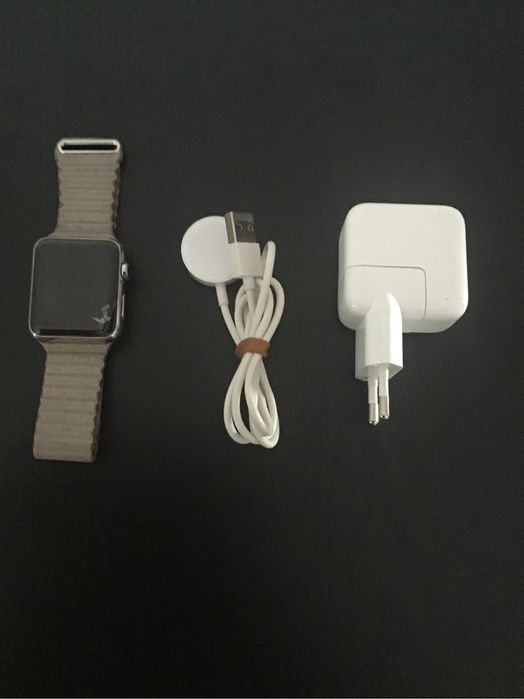Apple watch 42mm stainless steel * saphire crystal