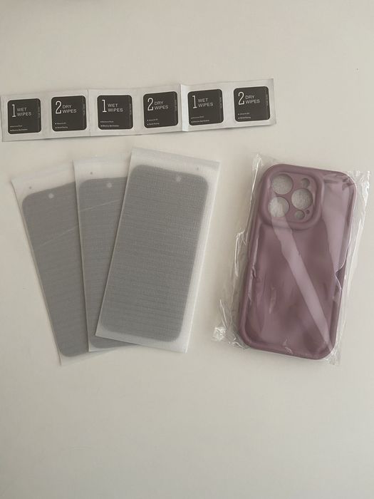 чехол iPhone 14 pro + защитное стекло