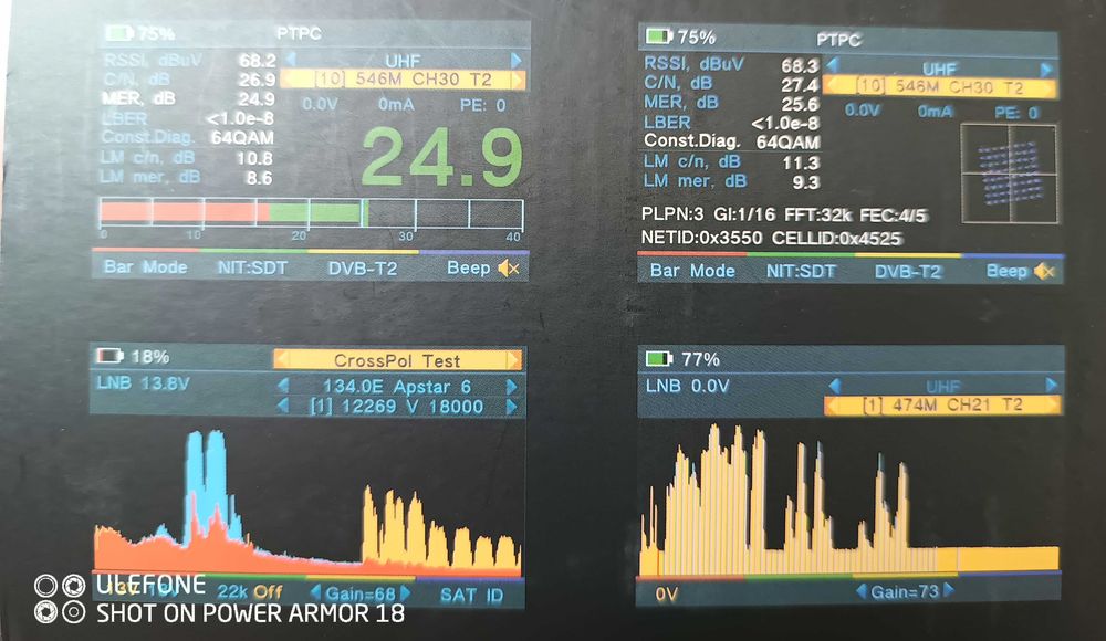 Miernik JioSAt 1000 Combo DVB-S/S2/T/T2