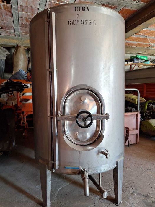 Cuba de inox 1000L