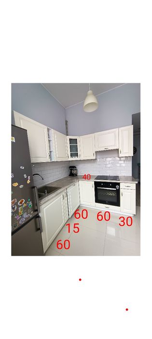 Meble kuchenne Black Red White