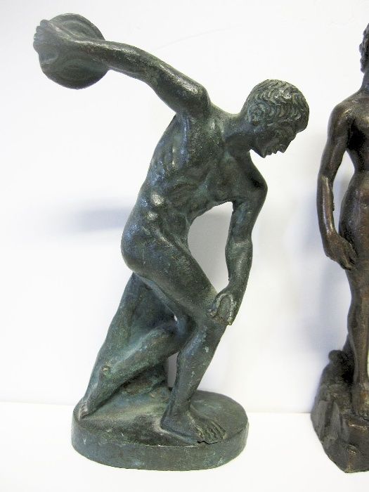 lindas pequenas esculturas em Bronze - reproduções -