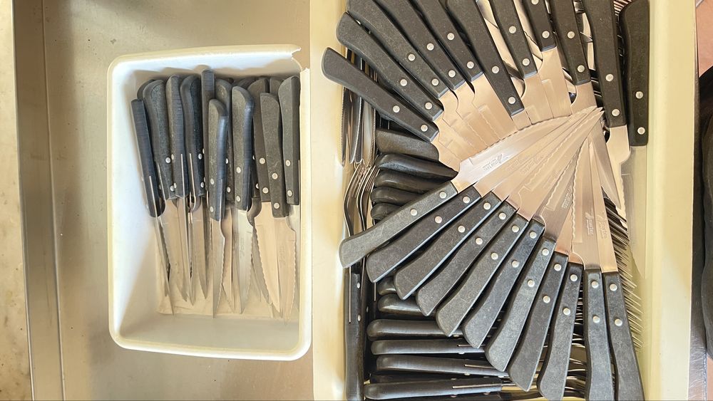 Lote de Talheres Inox para Restaurante – Várias Quantidades