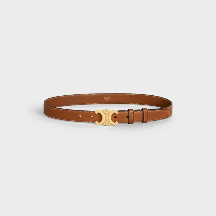 Ремінь Medium Triomphe Belt In Natural Calfskin Tan