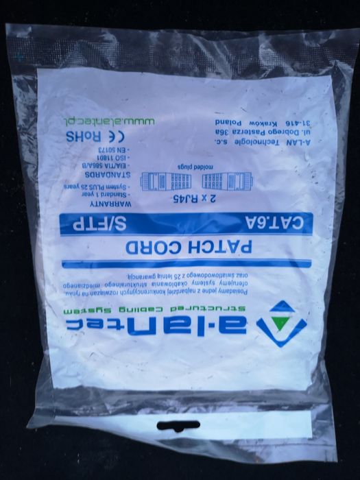 Przewody krosowe RJ45 6kat