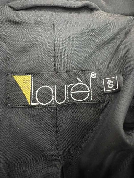 Laurel Vintage 90s Blazer Pure New Wool Yellow 40 L żakiet marynarka