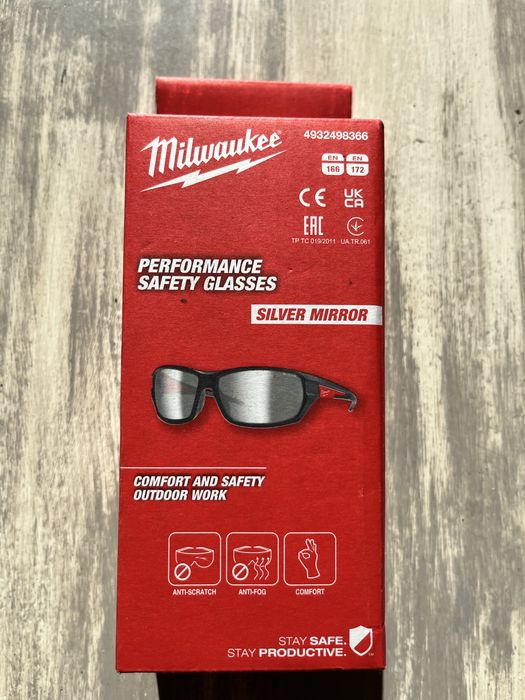 Okulary ochronne przyciemniane Milwaukee