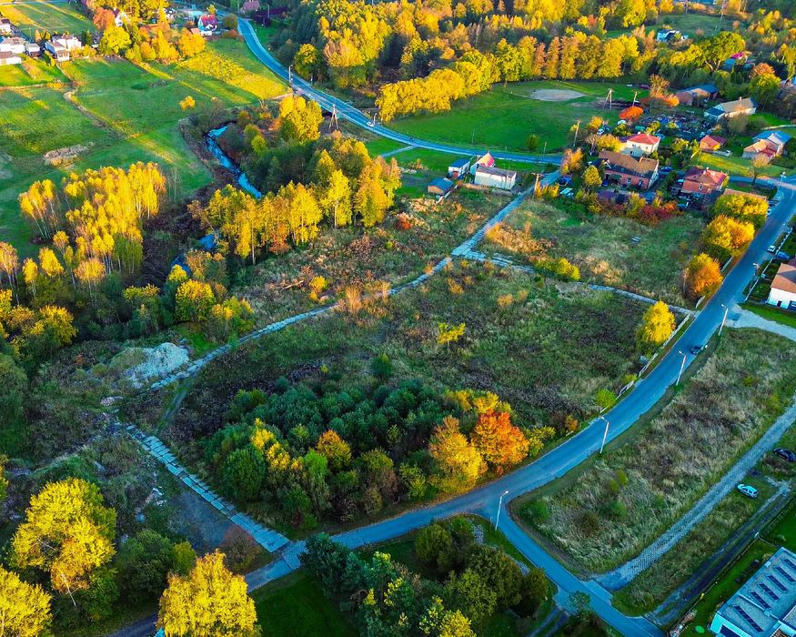 Leboszowice działka pod lasem, nad rzeką