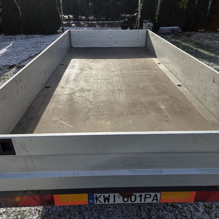 Przyczepa  laweta dwuosiowa Westfalia najazdy  lad 1430kg