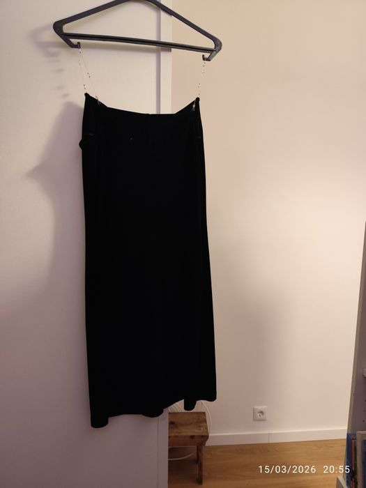 Vestido preto veludo