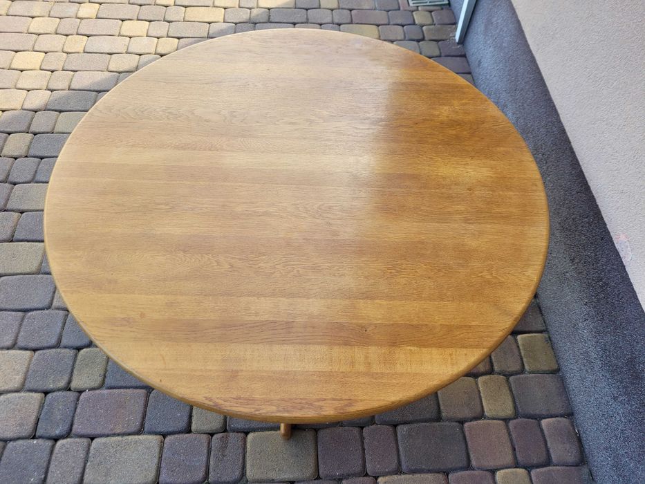 Okrągły Stół / Stolik kawowy Drewno Duński Design lata 60-te