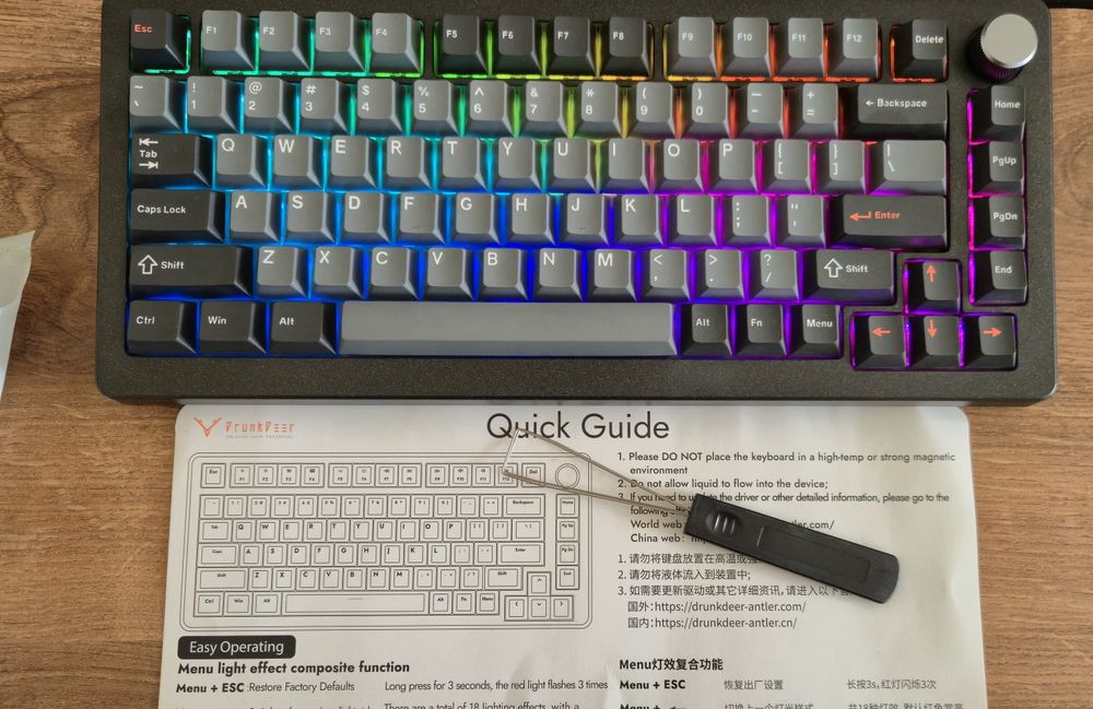 Klawiatura mechaniczna DrunkDeer A75 PRO