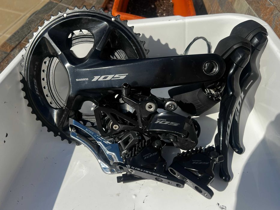 Conjunto Shimano 105 R7100 12V impecável