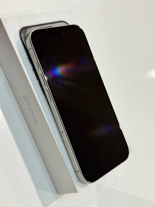 iPhone 15 Pro 128GB White titanium, świetny stan, 89% bateria