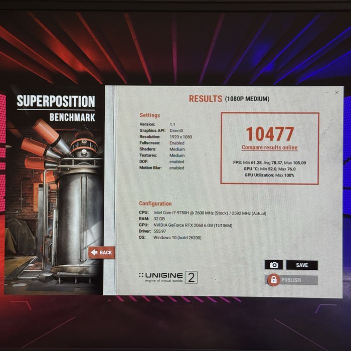 Ігровий ноутбук Asus Rog Zephyrus Rtx 2060, i7 9750, 144Hz