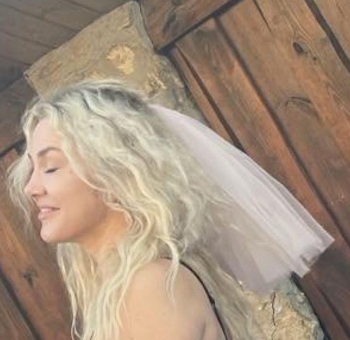 Фата для дружки рожева 3 шт