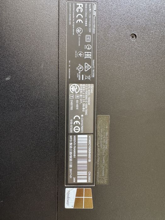 Computador portátil Asus N552V