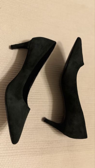 Sapatos 38 verde escuro da Mango