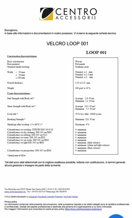 Липучка подвійна (КОМПЛЕКТ гачки + петлі) Velcro - 100 мм, колір ХАКІ