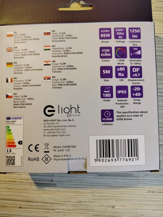 Taśma LED RGB Smart