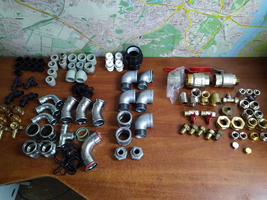 ЗАЛИШКИ Rehau сталь чавун латунь ніппель футорка перехід труби PP-R