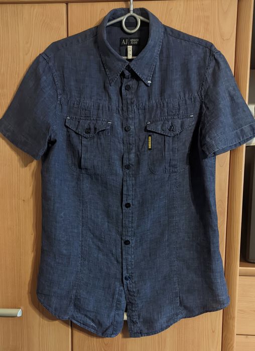 Armani lniana koszula w idealnym stanie