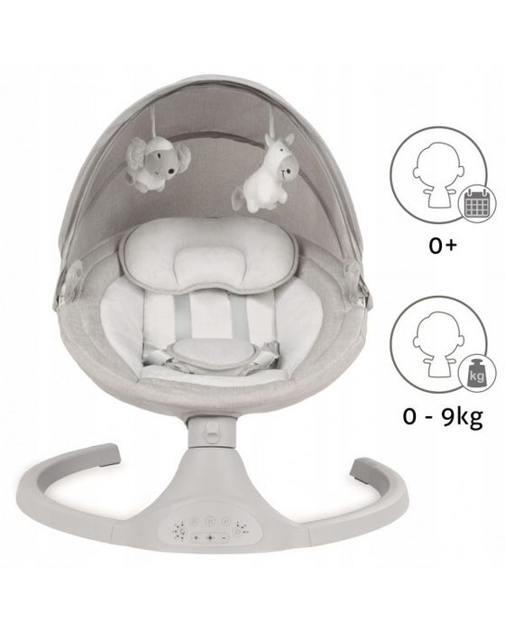 Крісло-гойдалка Kidwell Luxi Light Melange убаюкуючий центр