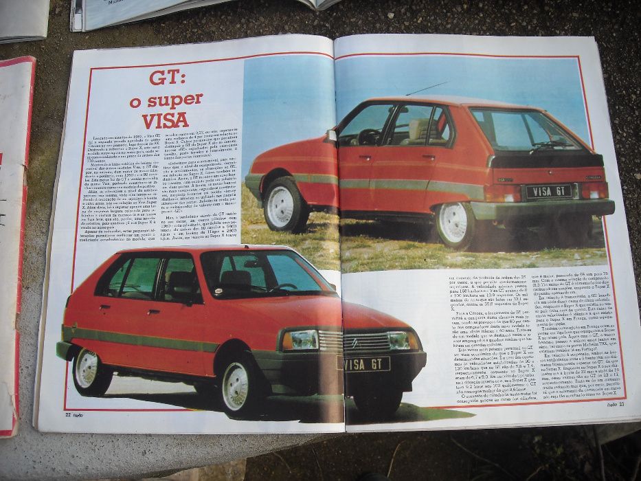 Revistas antigas auto automovel Turbo