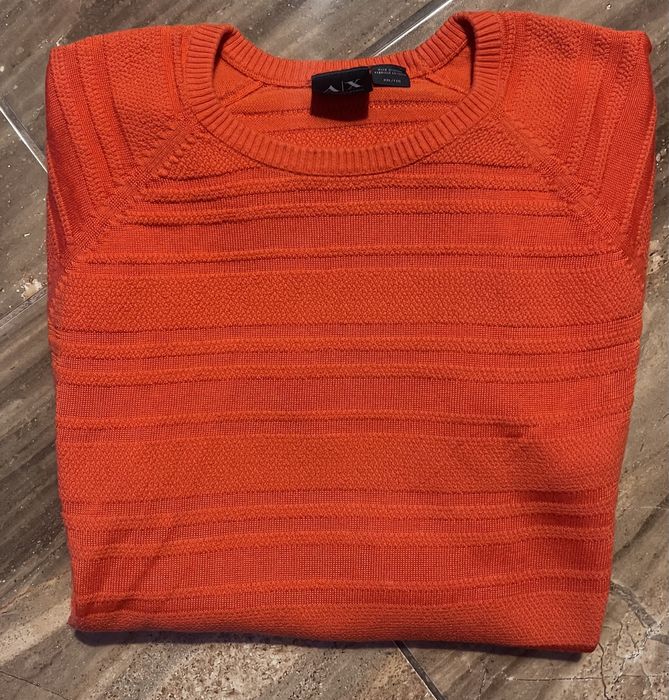 Sweter męski kolor Orange