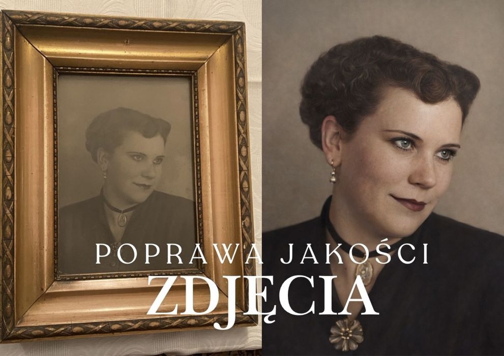 Fotografia retusz poprawa jakości zdjęć renowacja restauracja zdjecia