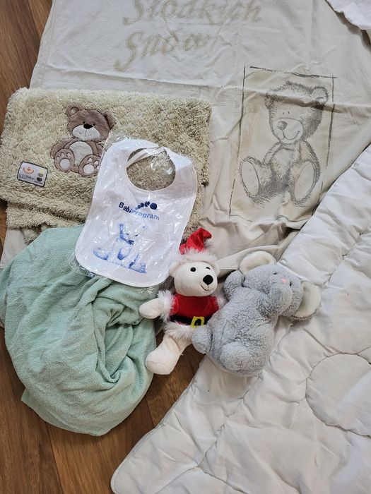 Zestaw dla niemowlaka kołdra pościel kocyk