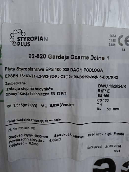 Styropian EPS 100 5cm