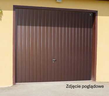 Brama uchylna 2070x1800 brąz - WYPRZEDAŻ!