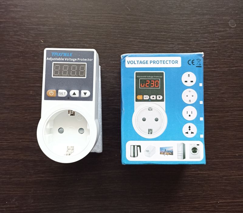 Якісне реле у розетку від перенапруження стрибків напруги з налаштуння