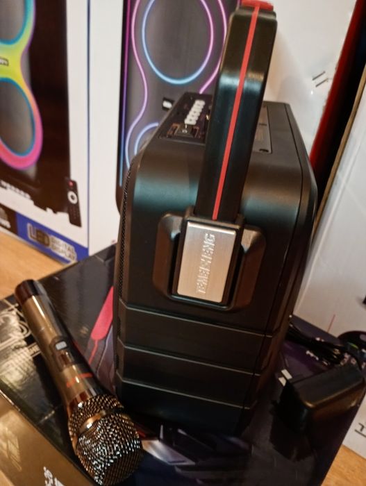 Караоке акустика Temeisheng26(SD,USB,FM,AUX, Bluetooth) микрофон.