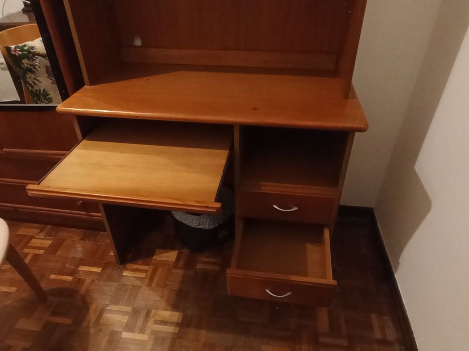 Estante, escrevaninha - madeira