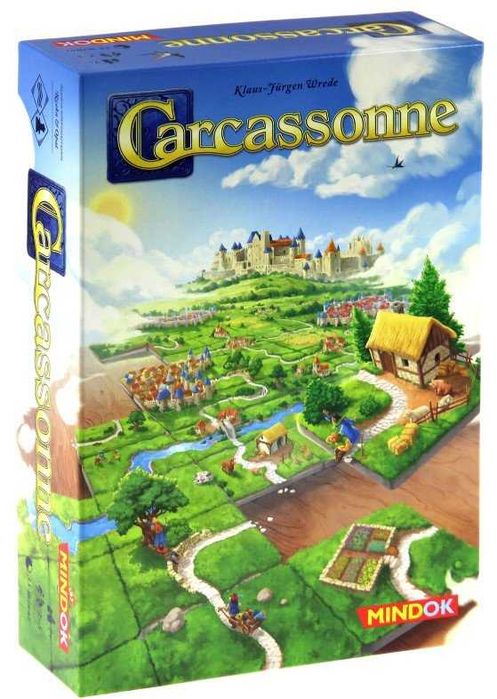 Carcassone Edycja 2.0 Zawiera mini - dodatki Opat oraz Rzeka! Bardzo dobry stan!