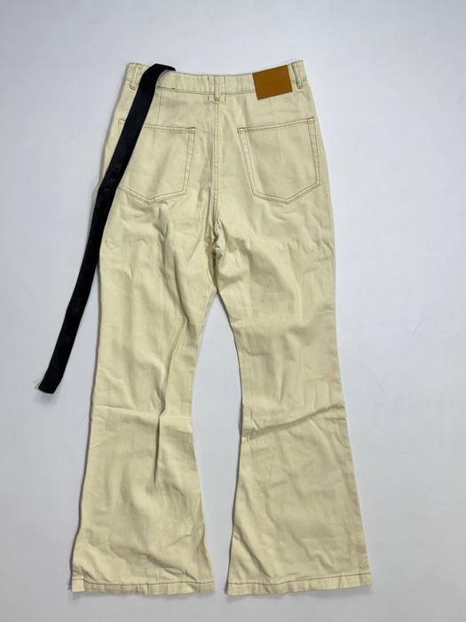 штаны Rick Owesn Flared White Pants